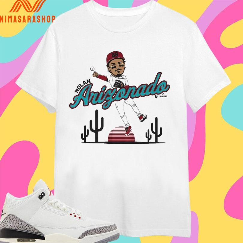 Arizona Diamondbacks Nolan Arenado Arizonado Caricature Shirts