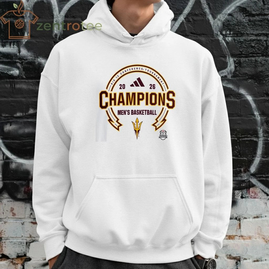 Arizona State Sun Devils Men’s Basketball Big 12 Champions basketball 2026 tee