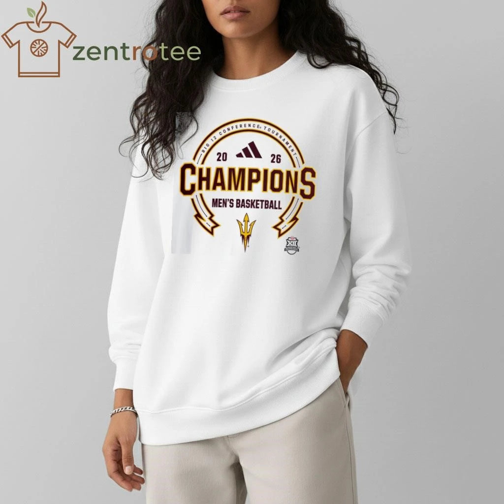 Arizona State Sun Devils Men’s Basketball Big 12 Champions basketball 2026 tee