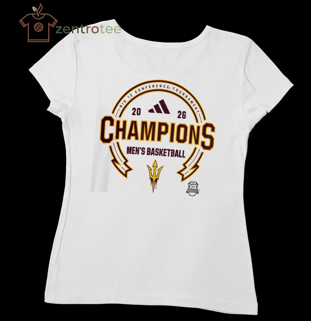 Arizona State Sun Devils Men’s Basketball Big 12 Champions basketball 2026 tee