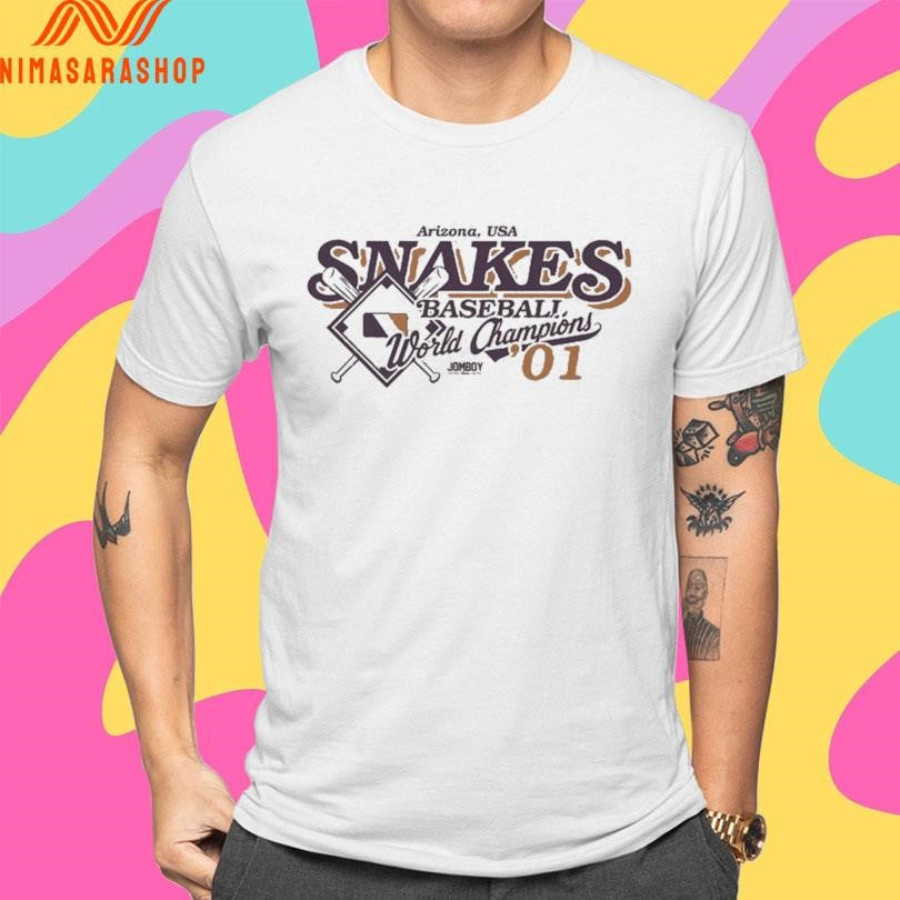 Arizona USA Snakes Baseball World Champions ’01 Shirts