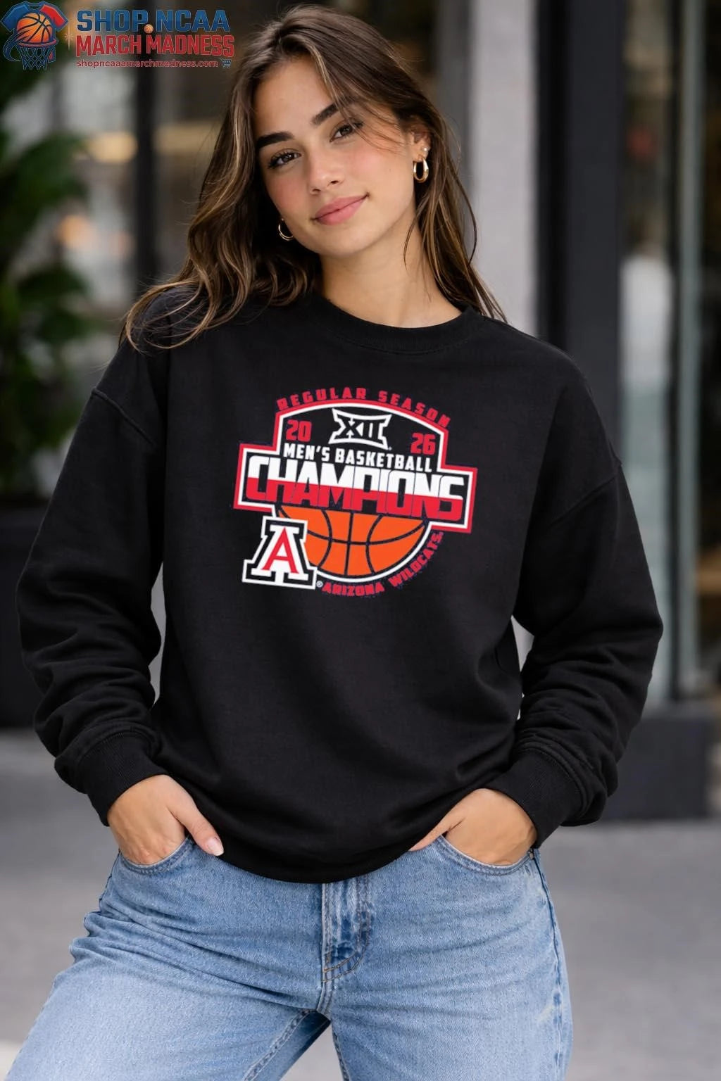 Arizona Wildcats 2026 Big 12 Men’s Basketball Regular Season Champions T-shirt