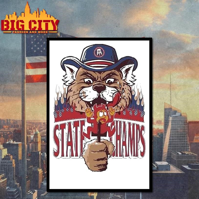 Arizona Wildcats Arizona State Sun Devils State Champs Mascot Shirt