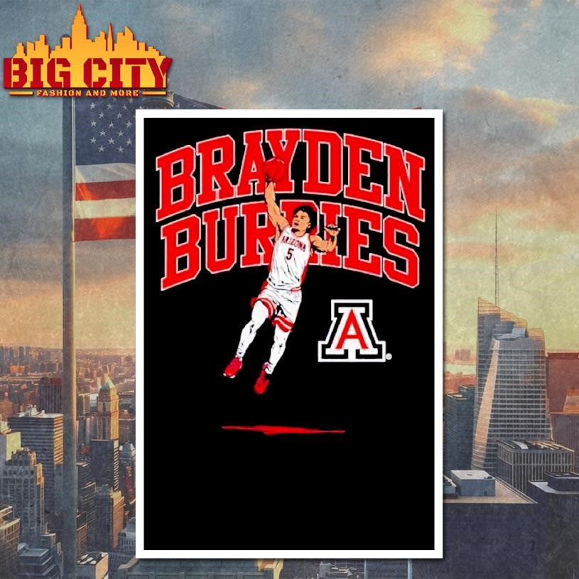 Arizona Wildcats Basketball Air Brayden Burries Shirt