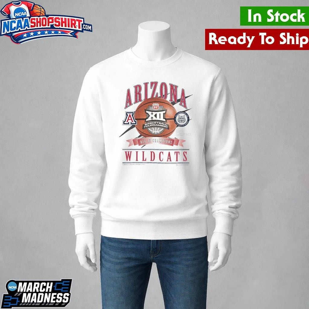 Arizona Wildcats Big 12 Men’s Basketball Champions Shirt