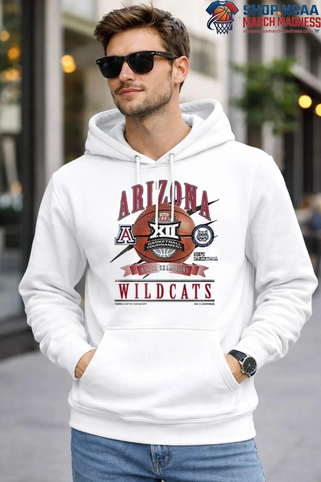 Arizona Wildcats Big 12 Men’s Basketball Tournament Championship 2026 T-Shirt