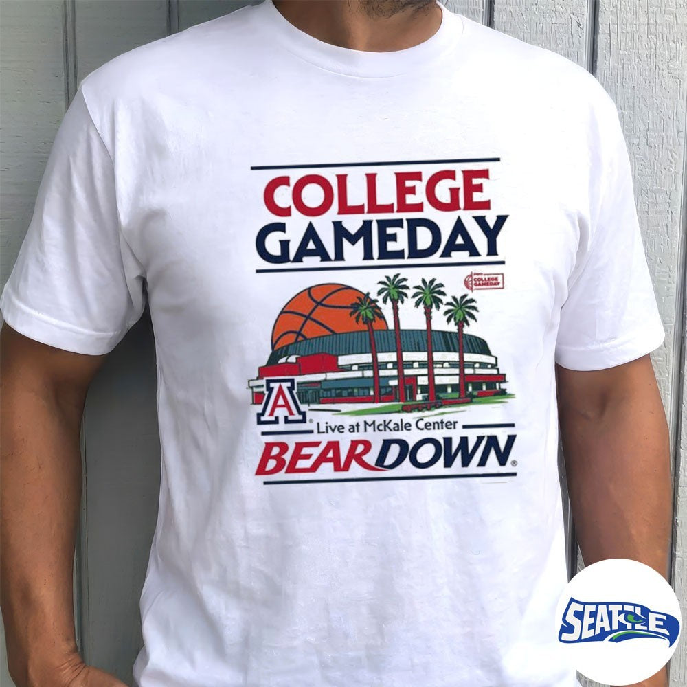 Arizona Wildcats College Gameday College Gameday Live At Mckale Center Beardown shirt