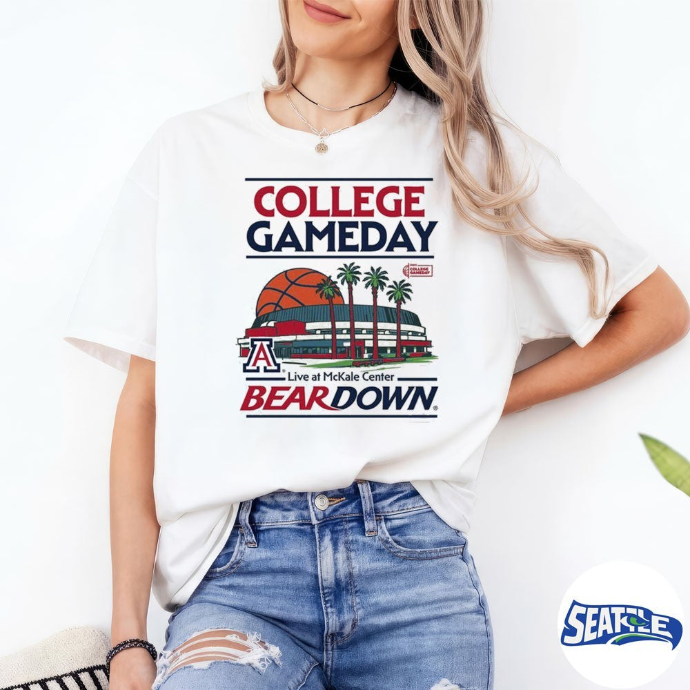 Arizona Wildcats College Gameday College Gameday Live At Mckale Center Beardown shirt