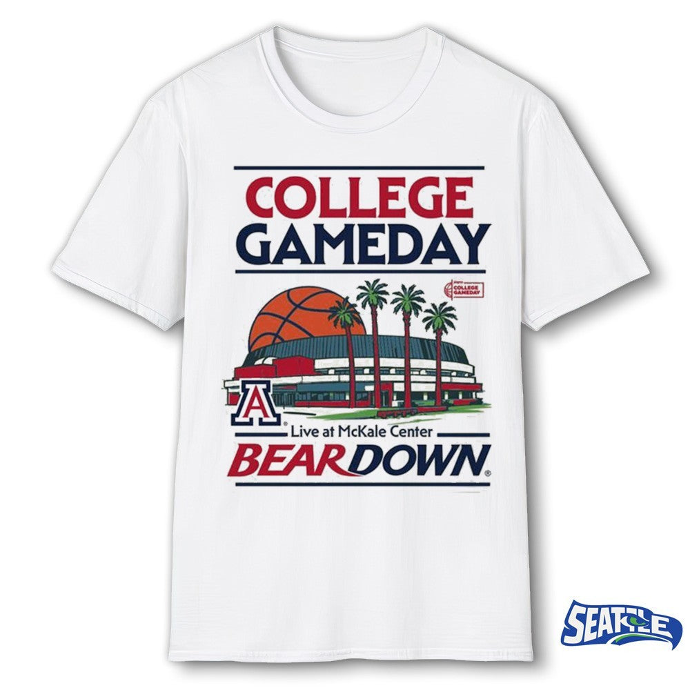Arizona Wildcats College Gameday College Gameday Live At Mckale Center Beardown shirt