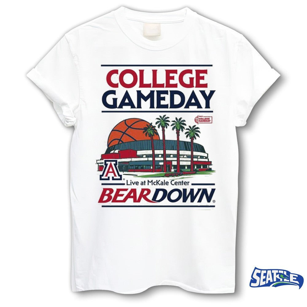 Arizona Wildcats College Gameday College Gameday Live At Mckale Center Beardown shirt