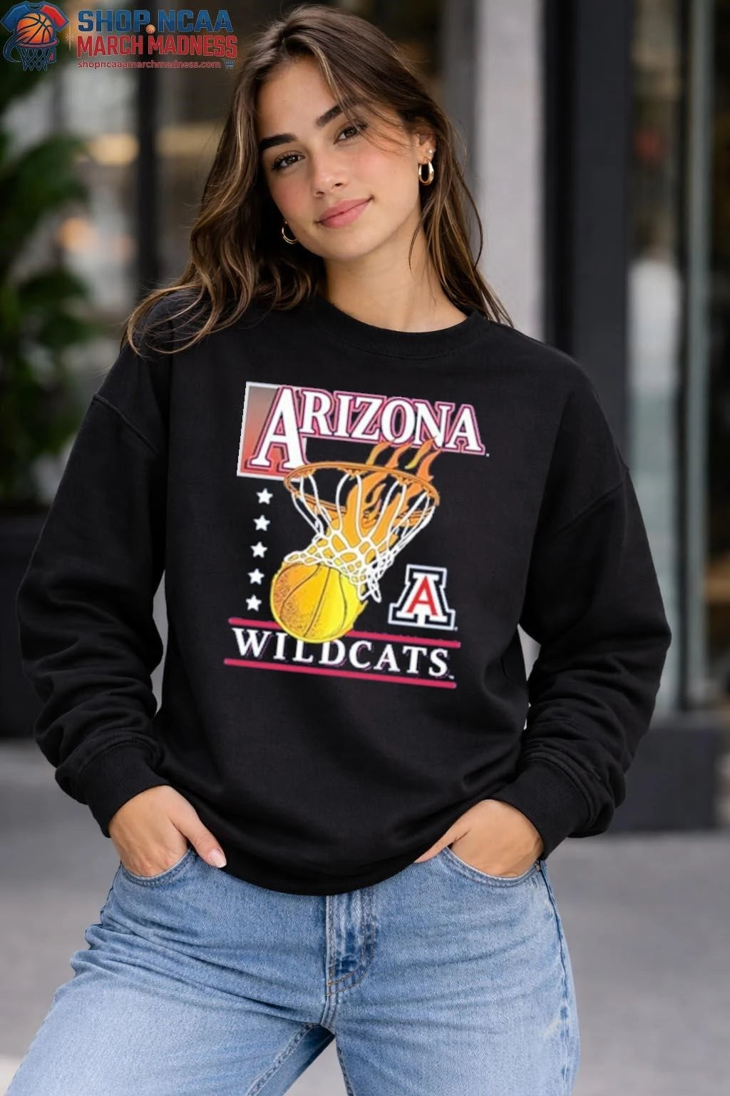 Arizona Wildcats SLAM Basketball Hoops T Shirt
