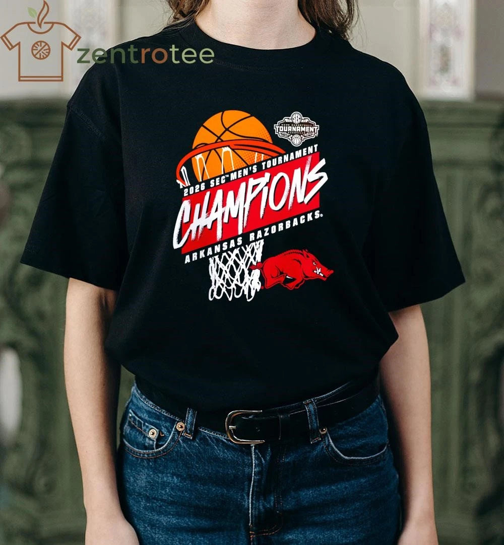 Arkansas Razorbacks 2026 SEC Men’s Basketball Tournament Champions tee