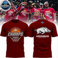 Arkansas Razorbacks 2026 SEC Tournament Champions Locker Room Shirt