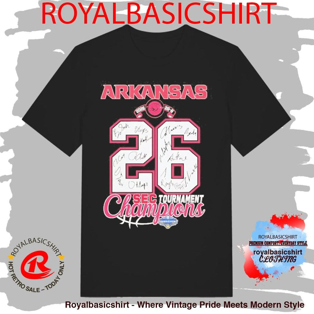 Arkansas Razorbacks’ 2026 SEC Tournament Championship 26 8 Shirt