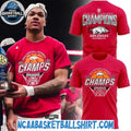Arkansas Razorbacks Blue 84 Unisex 2026 SEC Men’s Basketball Tournament Champions Locker Room T-Shirt