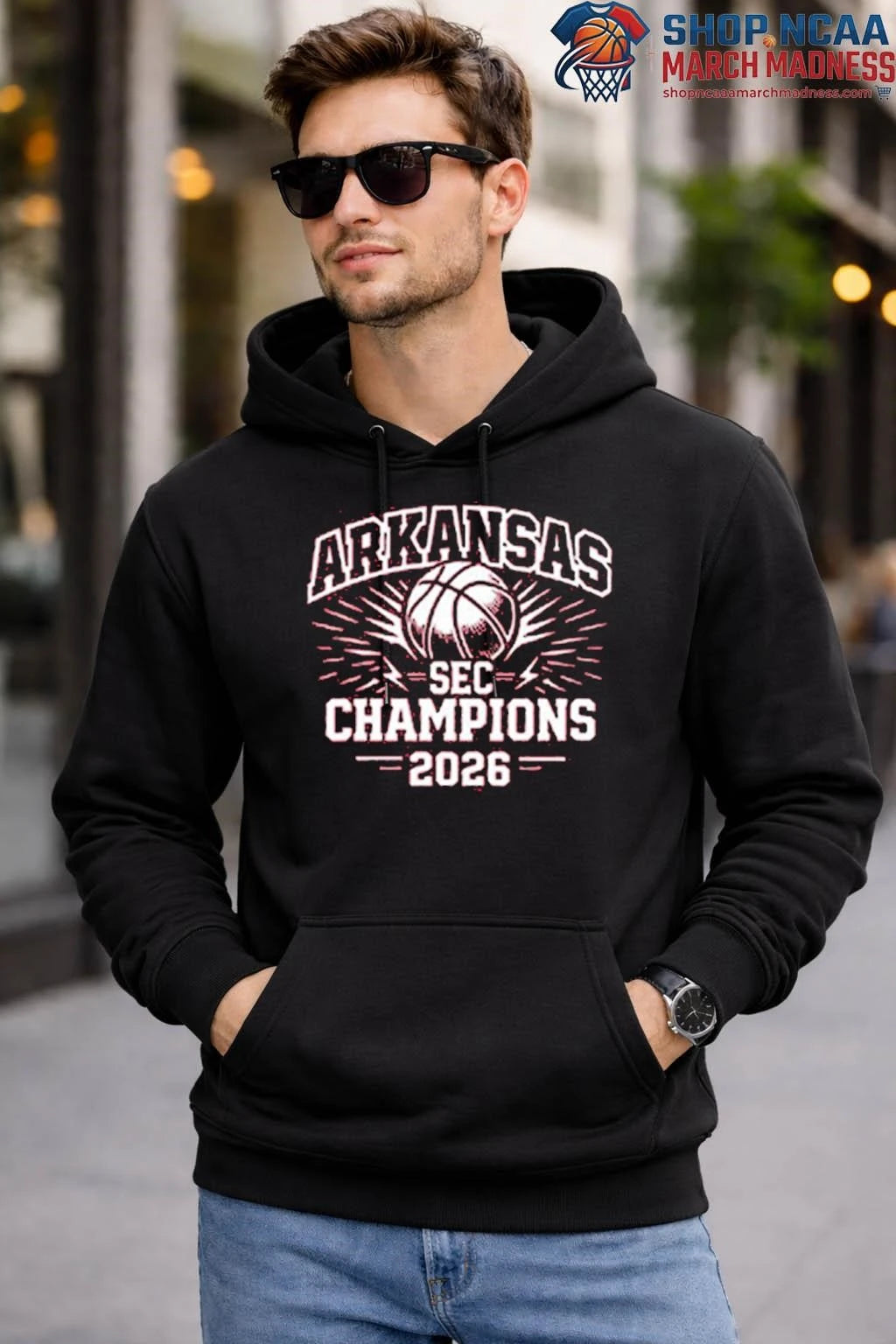 Arkansas Razorbacks Champions SEC Men’s Basketball Tournament 2026 T Shirt
