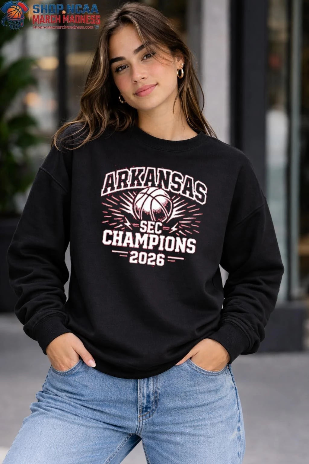 Arkansas Razorbacks Champions SEC Men’s Basketball Tournament 2026 T Shirt