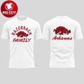 Arkansas Razorbacks Family 2026 Two Sided Shirt