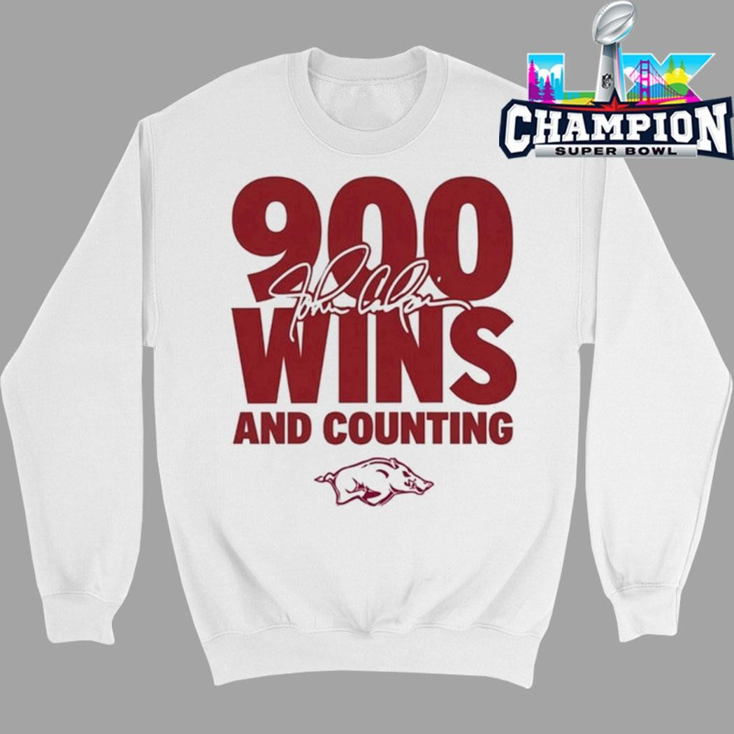 Arkansas Razorbacks John Calipari 900 Wins And Counting Shirt