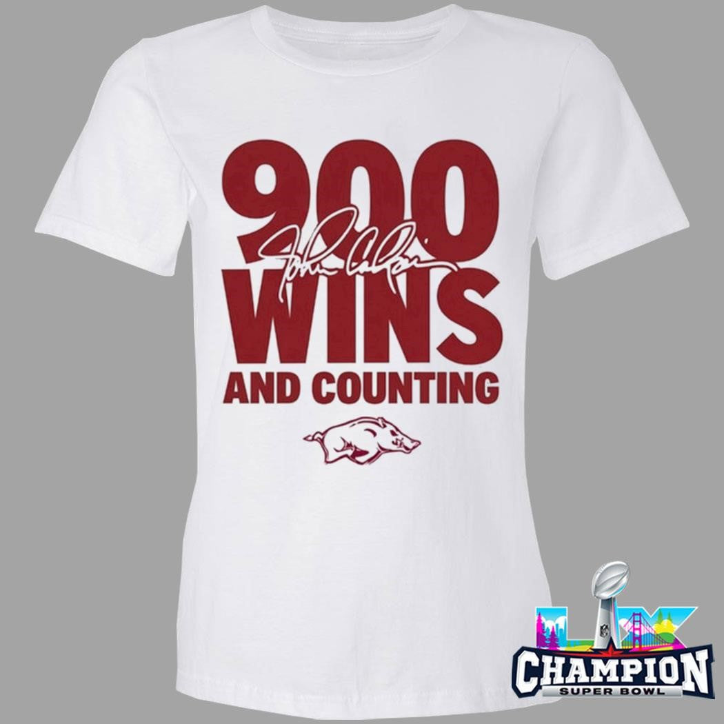 Arkansas Razorbacks John Calipari 900 Wins And Counting Shirt