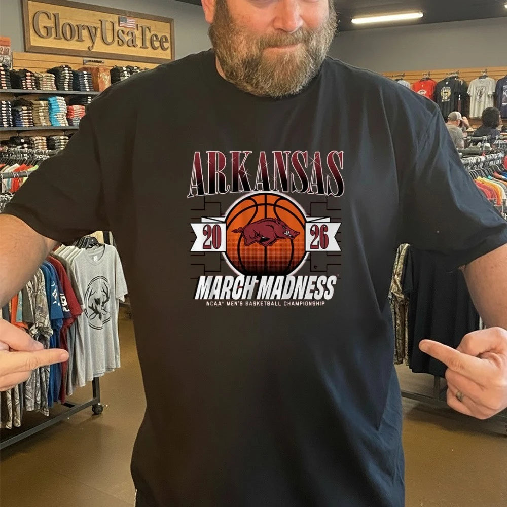 Arkansas Razorbacks MBB 2026 March Madness NCAA Men’s BAsketball Championship Shirt
