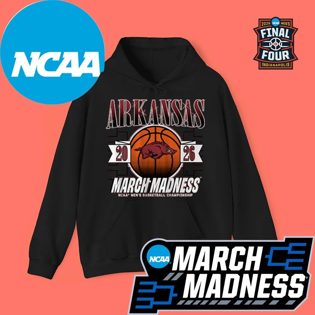 Arkansas Razorbacks MBB 2026 NCAA Women’s Basketball Championship March Madness Logo Shirt