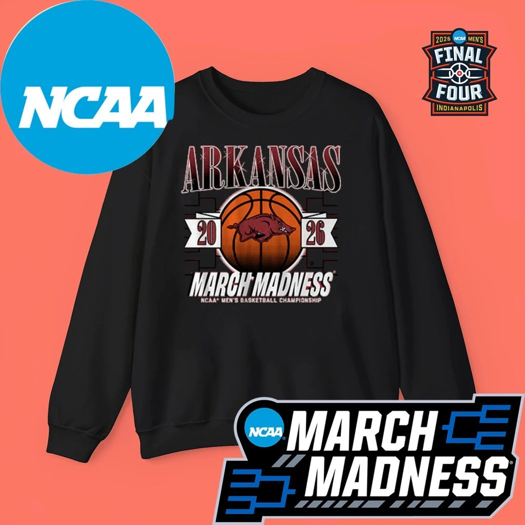 Arkansas Razorbacks MBB 2026 NCAA Women’s Basketball Championship March Madness Logo Shirt