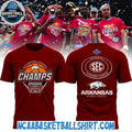 Arkansas Razorbacks Men’s Basketball 2026 SEC Tournament Champions Locker Room Shirt