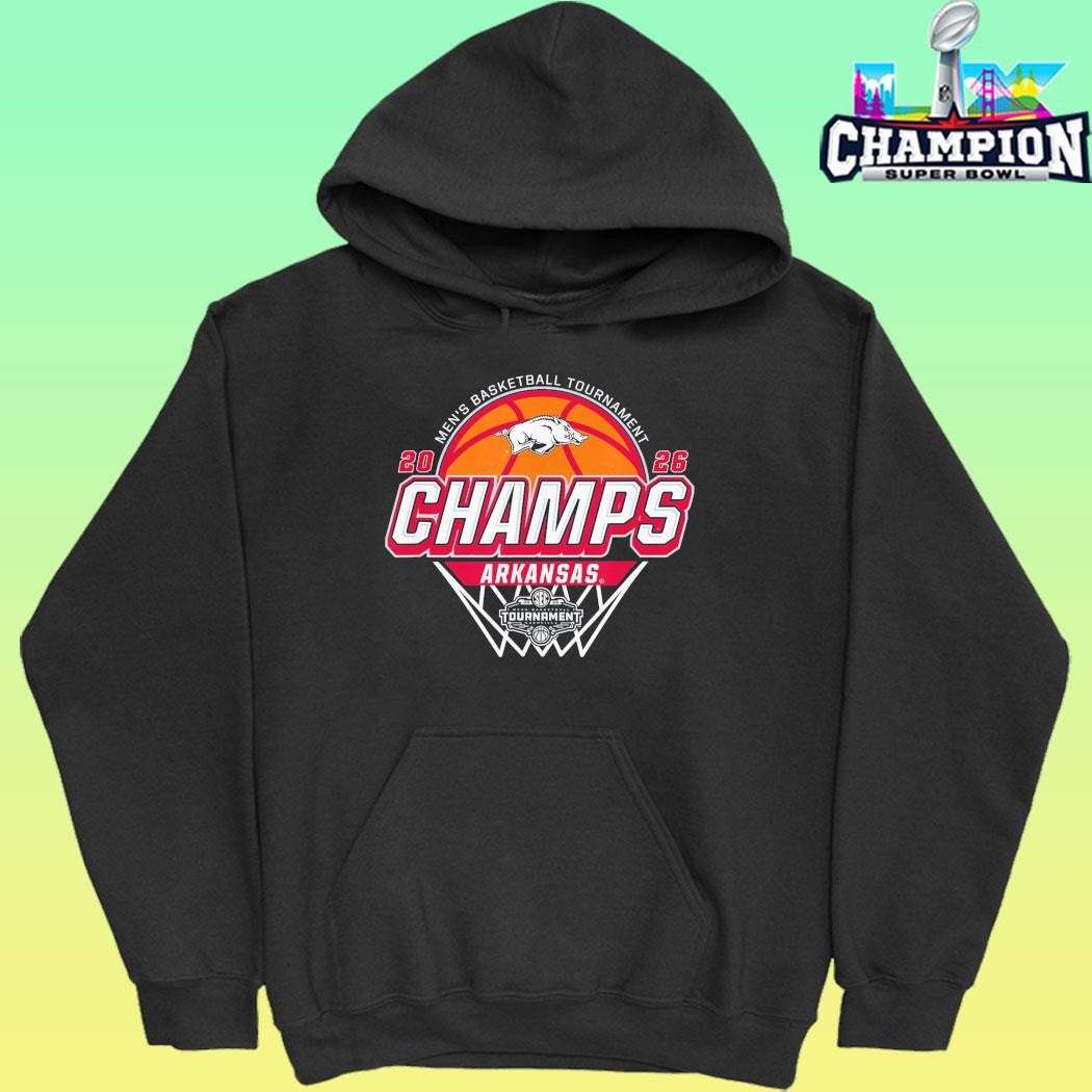 Arkansas Razorbacks Men’s Basketball Sec Champs 2026 Shirt