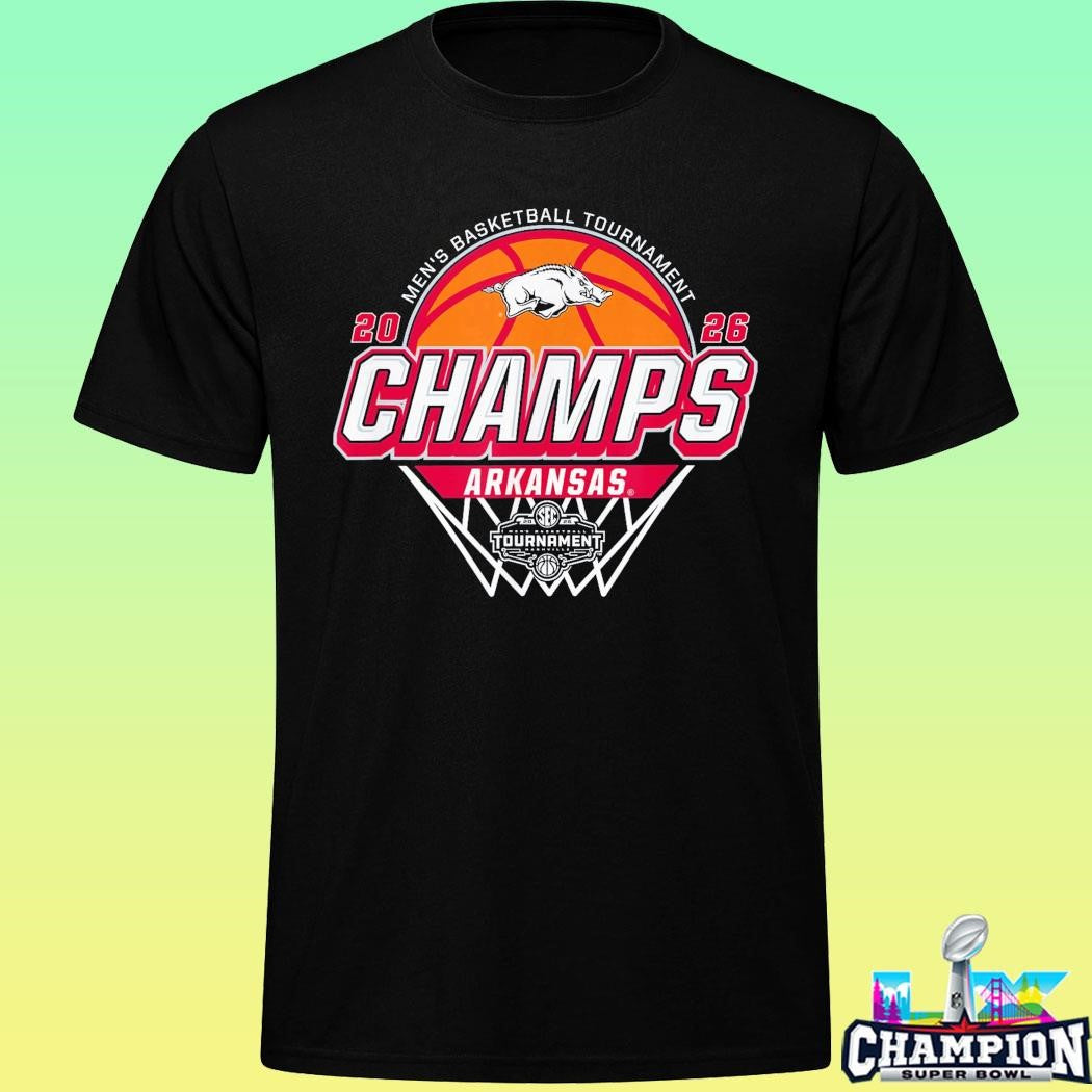 Arkansas Razorbacks Men’s Basketball Sec Champs 2026 Shirt