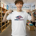 Arkansas Razorbacks Patriotic Marks Logo Stack Shirt