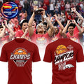 Arkansas Razorbacks SEC Champions Locker Room 2026 Two Sided Shirt