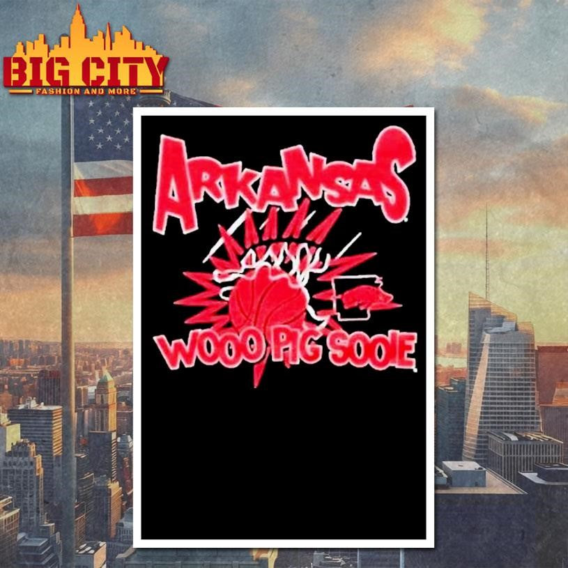 Arkansas Razorbacks Woo Pig Sooie Slam Shirt