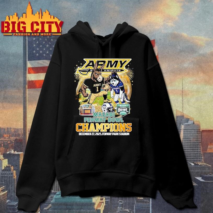 Army Black Knight 2025 Wasabi Fenway Bowl Champions Vintage Shirt