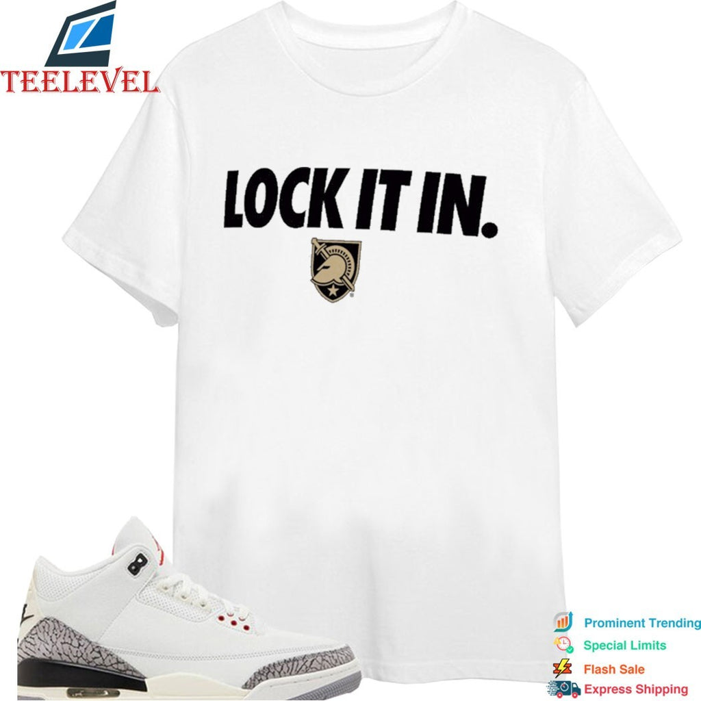 Army Black Knights Lock It In  T-Shirts