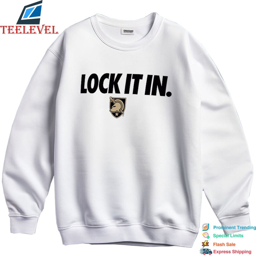 Army Black Knights Lock It In  T-Shirts