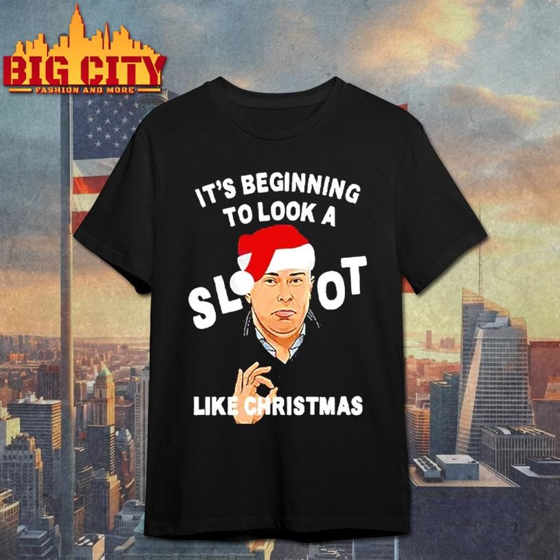 Arne Slot Liverpool It’s Beginning To Look A Slot Like Christmas Shirt