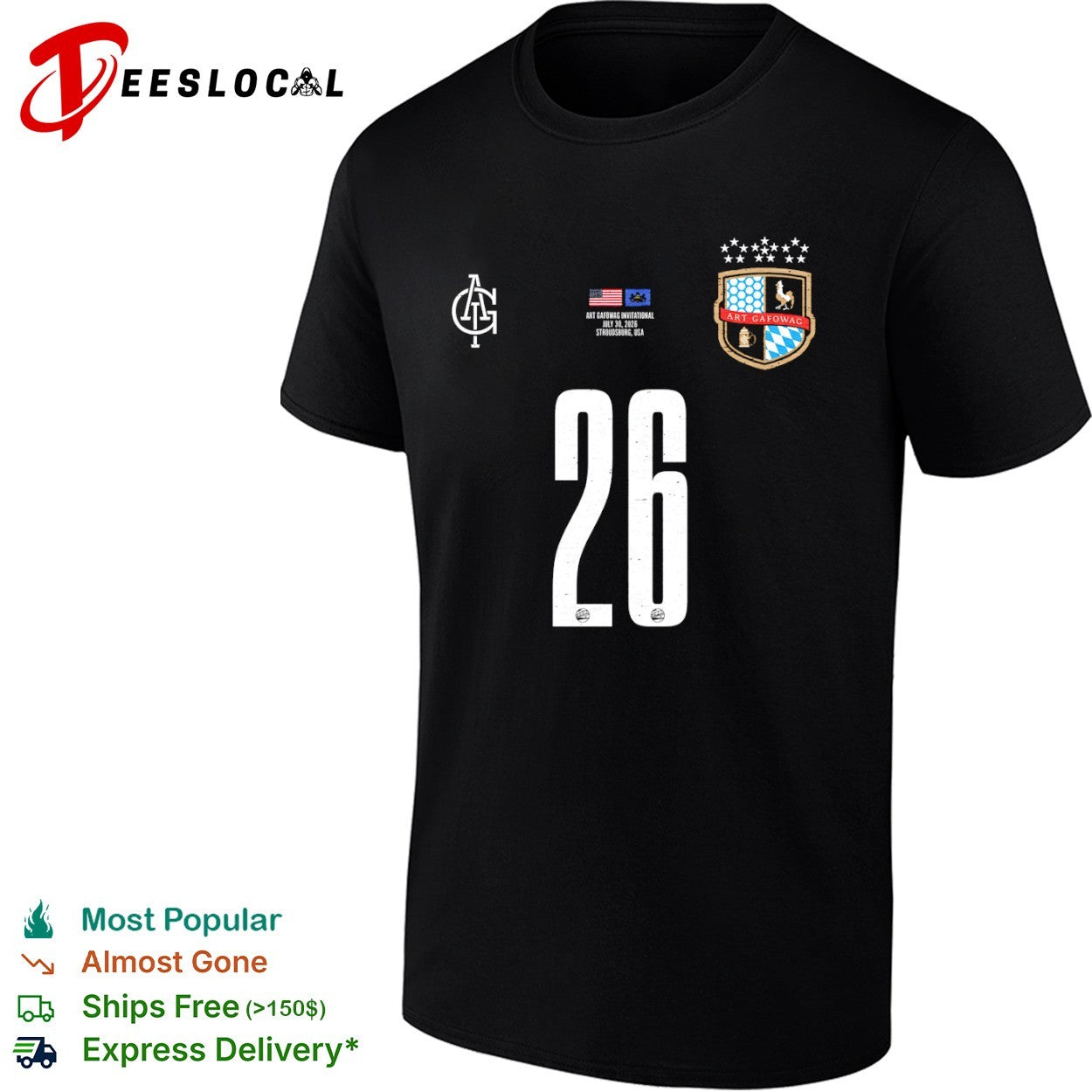 Art Gafowag Invitational July 30 2026 Stroudsburg USA 26 AGT shirt