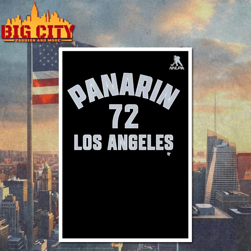 Artemi Panarin LA Name &amp; Number Shirt