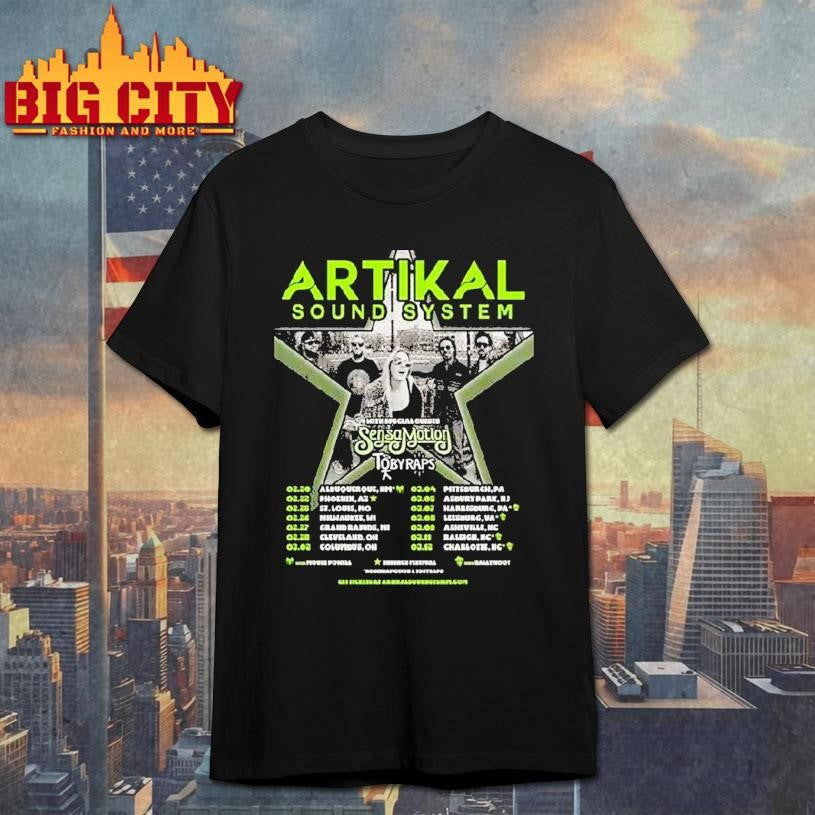Artikal Sound System February March Tour 2026 Shirt