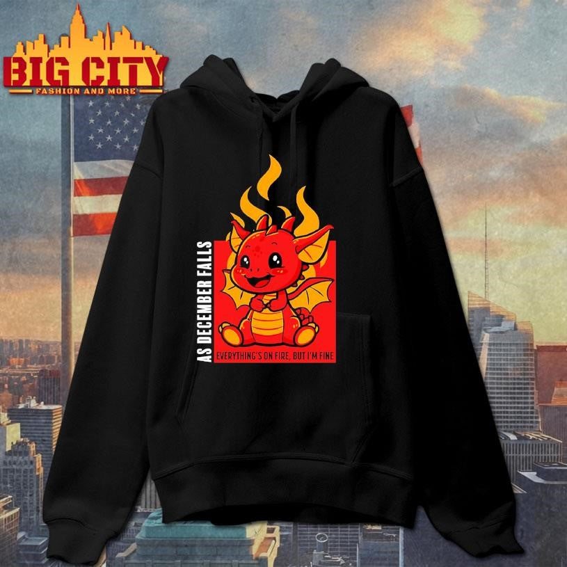 As December Falls Merch Store Dragon Shirt
