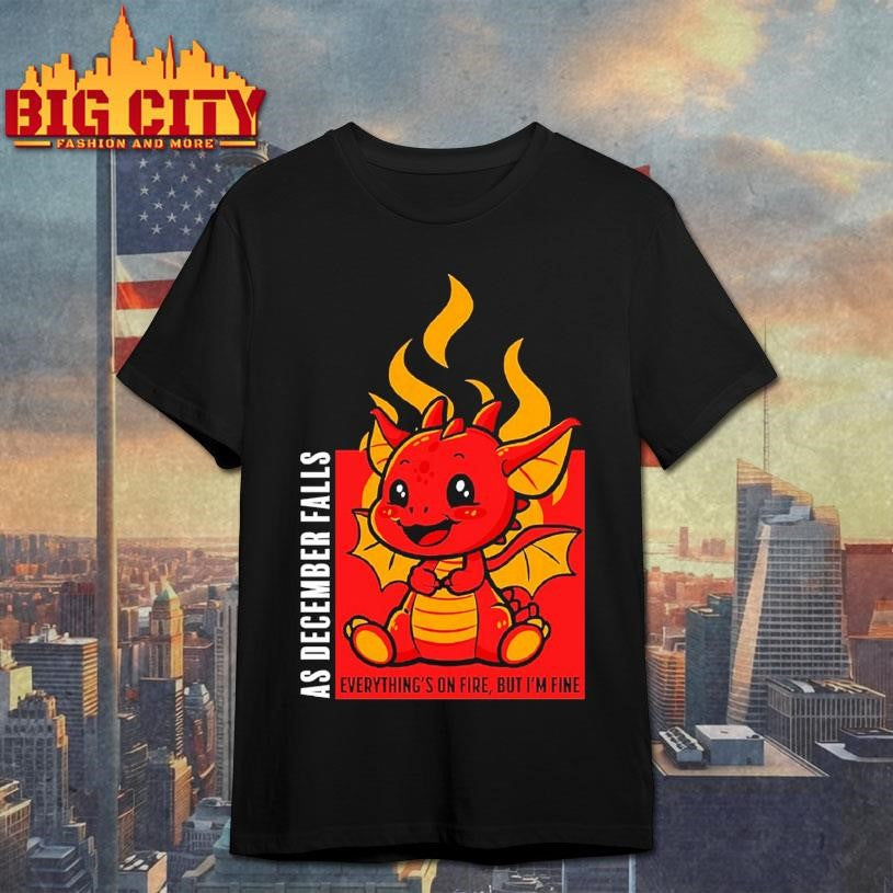 As December Falls Merch Store Dragon Shirt