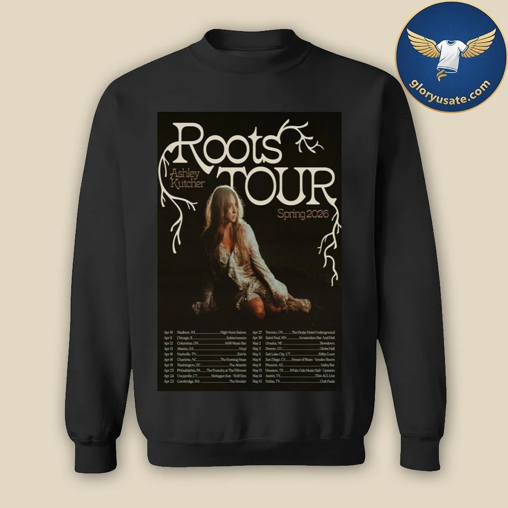 Ashley Kutcher Roots Tour 2026 Poster Shirt