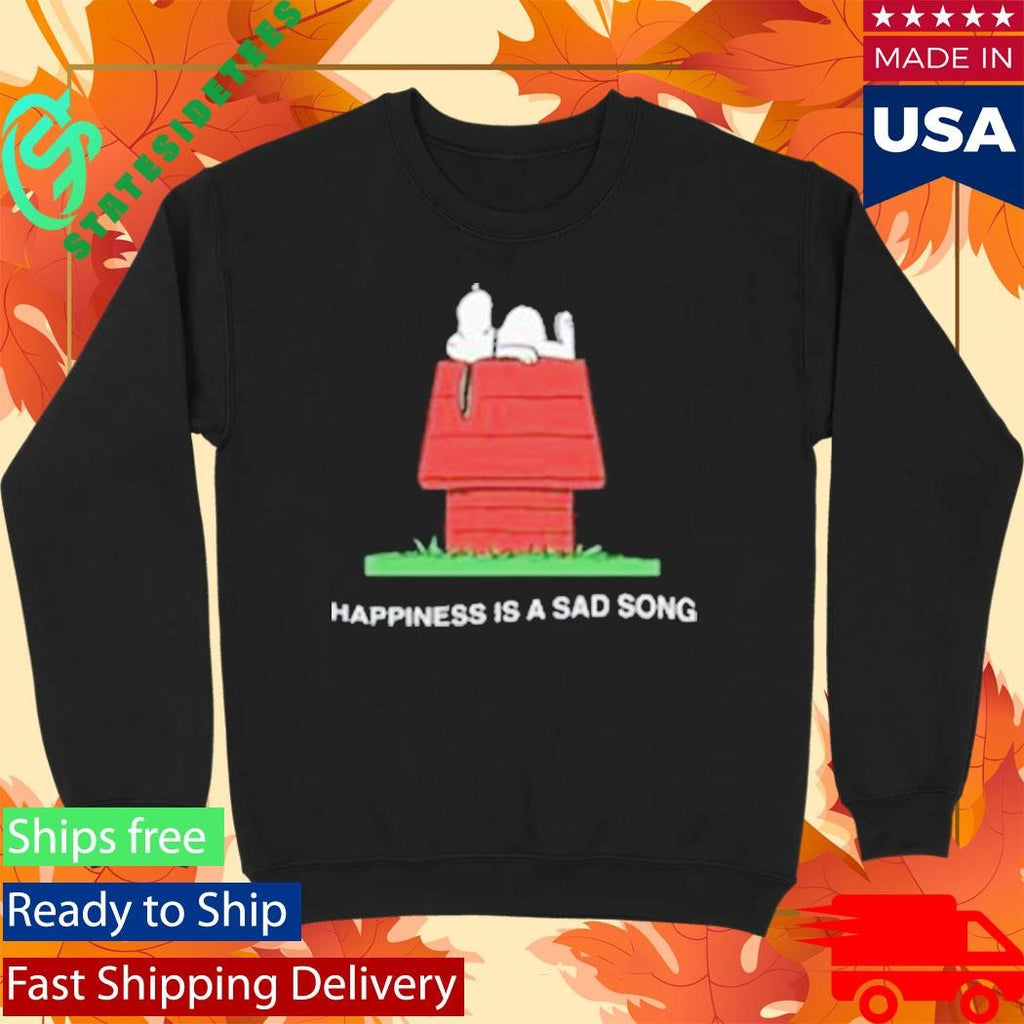 Assc X Peanuts Happiness Is A Sad Song Shirt