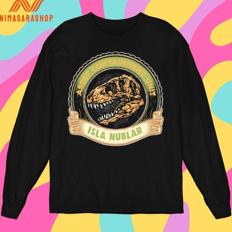 Asset Containment Unit Isla Nublar Logo Shirts