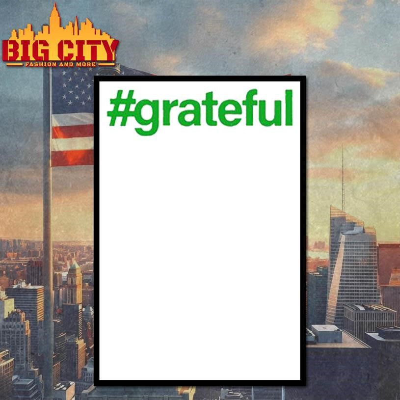 Asspizza #Grateful Fresh Blank Shirt