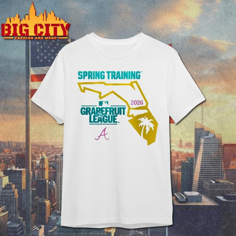 Atlanta Braves 2026 Spring Training Cactus League Influx Ball Bold Shirt
