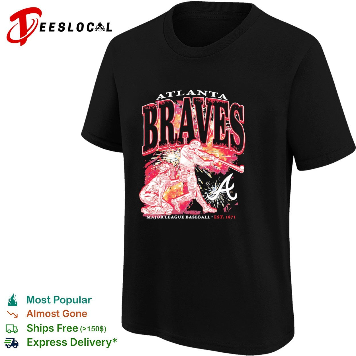 Atlanta Braves Major League Baseball est 1871 players shirt