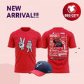 Atlanta Braves Mlb Baseball X Usher Atown Red Two Sided Shirt