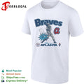 Atlanta Braves Pride of Atlanta National League Centennial 1876 1976 Baseball Hit shirt